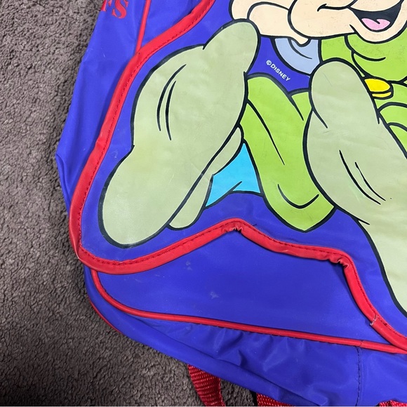 Disney Dopey Giant Dwarf Backpack Snow White & The Seven Dwarfs vintage - Picture 3 of 15